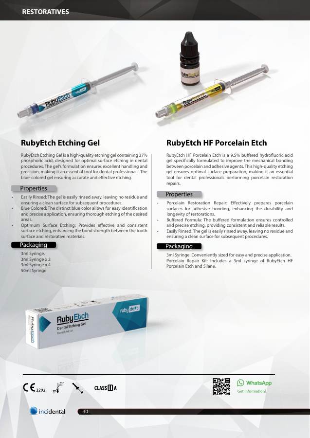RubyEtch Etching Gel catalog page