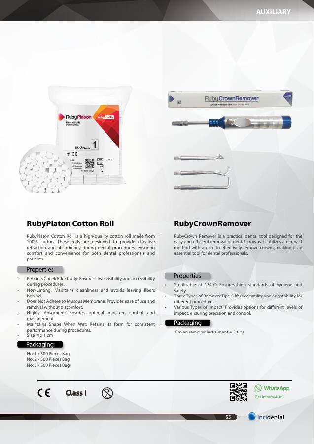 RubyPlaton Cotton Roll catalog page