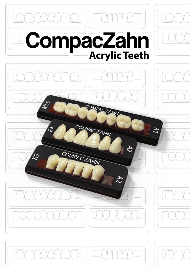 Compac Zahn Acrylic Teeth catalog page
